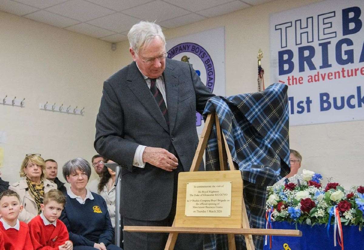 Duke of Gloucester Opens New Home for Moray Boys’ Brigade